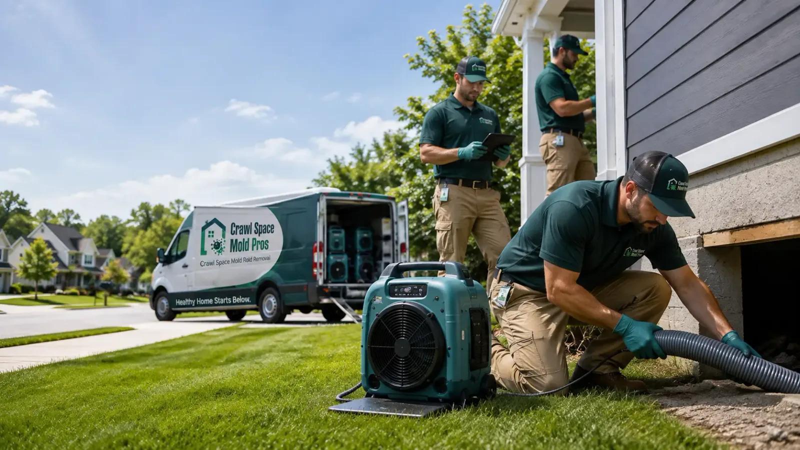 Crawl Space Mold Removal in Jonesboro, IL